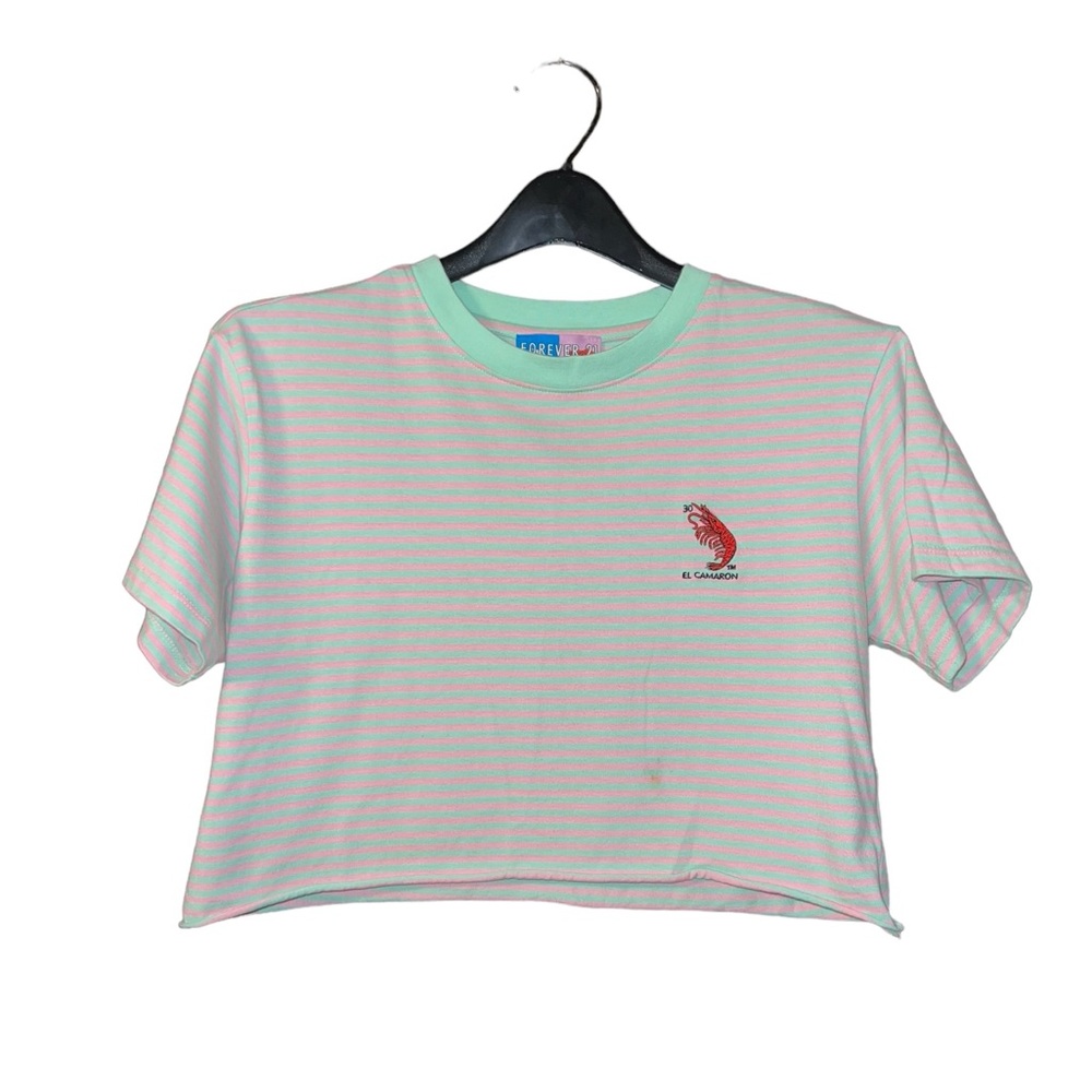 Forever 21 Loteria Striped Tee Women’s Small